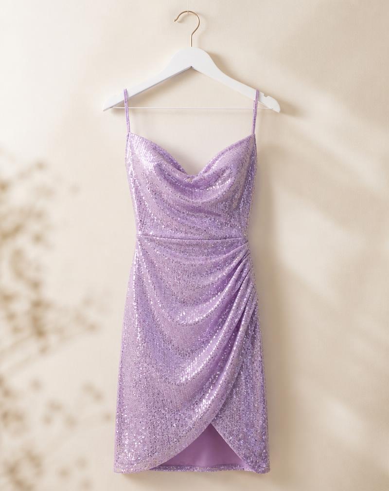 Lilac Sequin Party